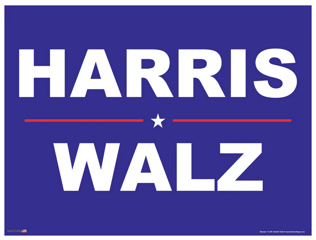 Harris - Walz 2024: Save Democracy