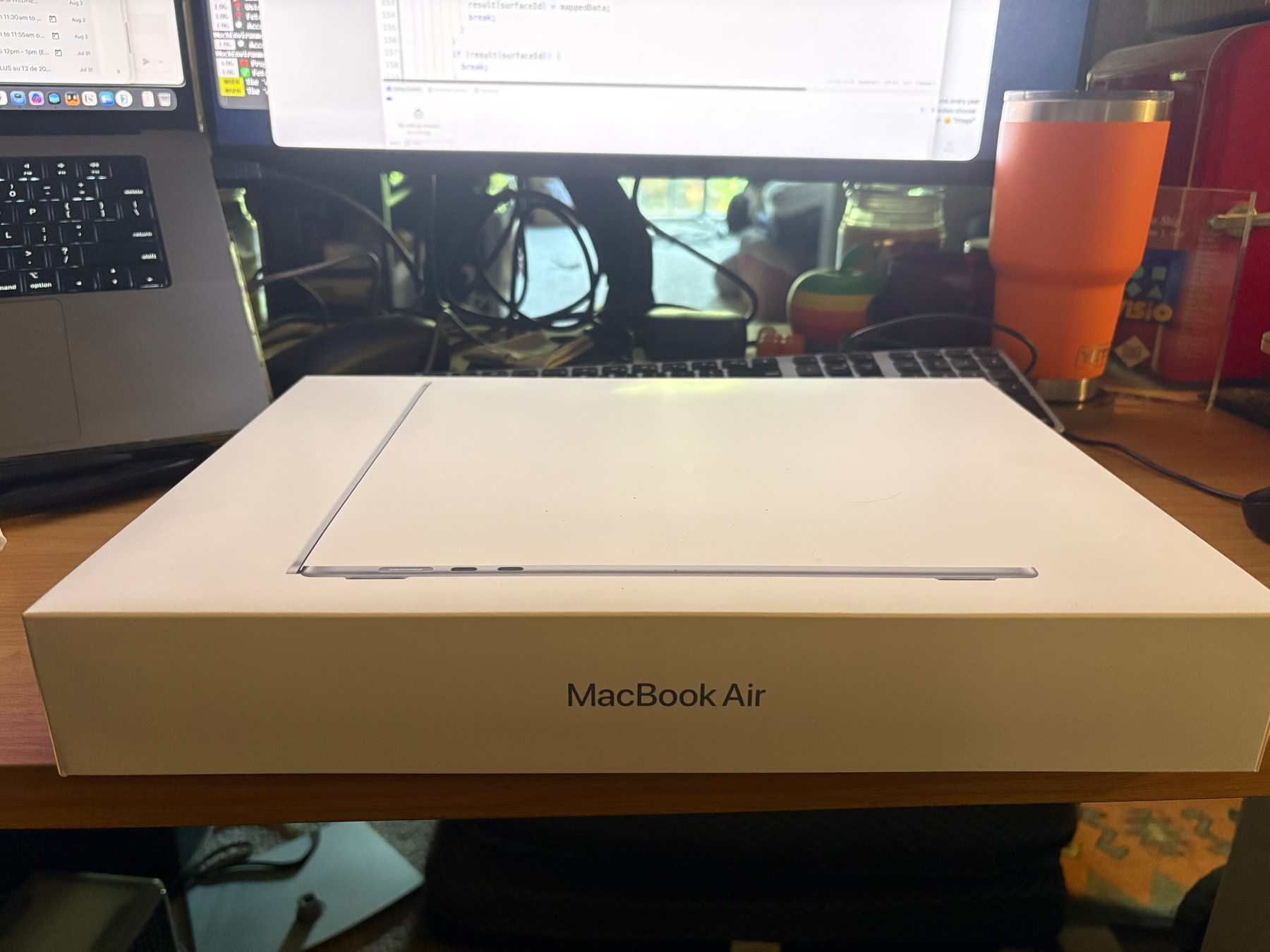 MacBook Air in a box