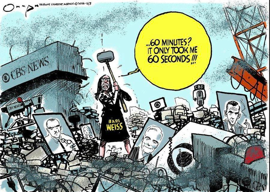 Bari weiss destroys minutes in seconds