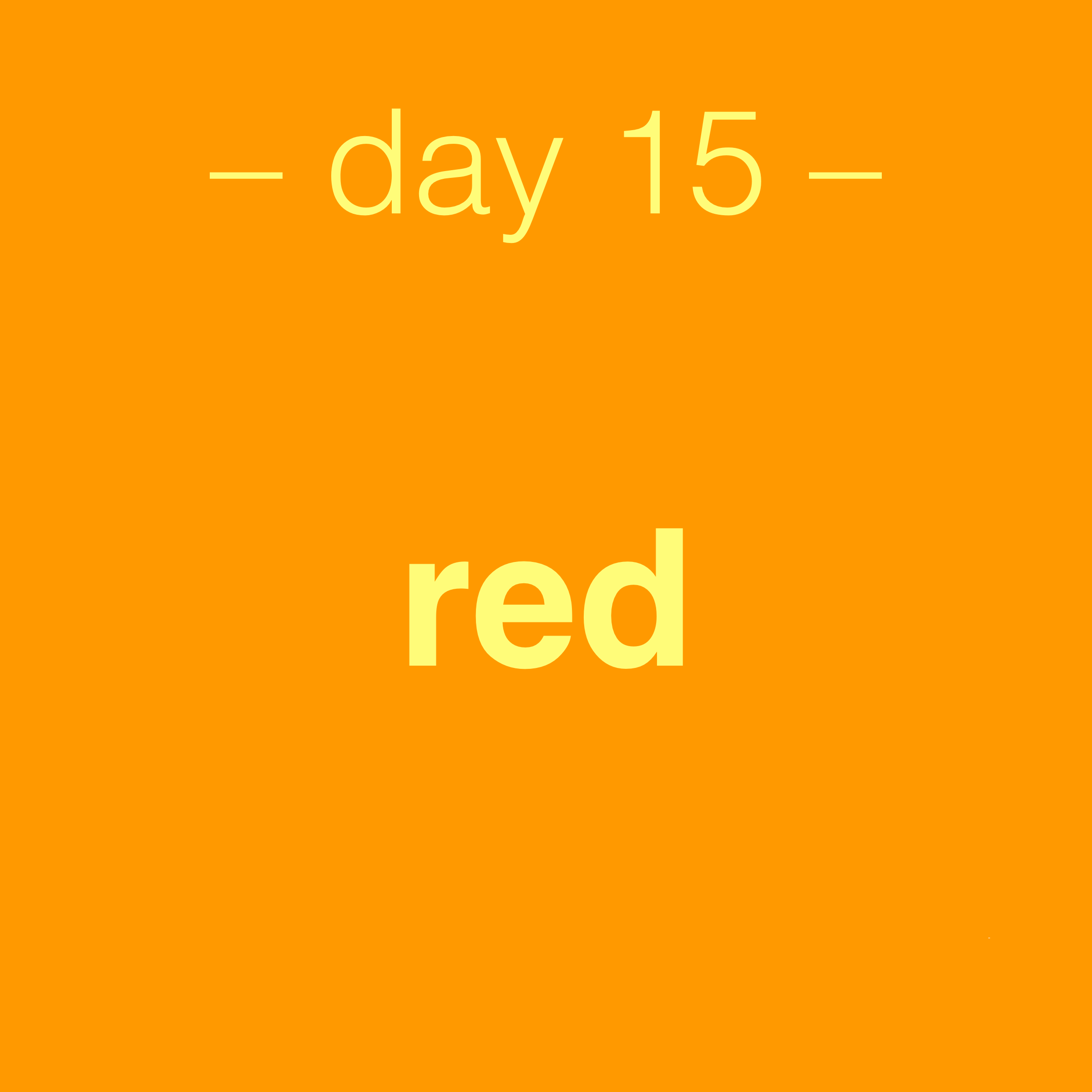 challenge prompt: red