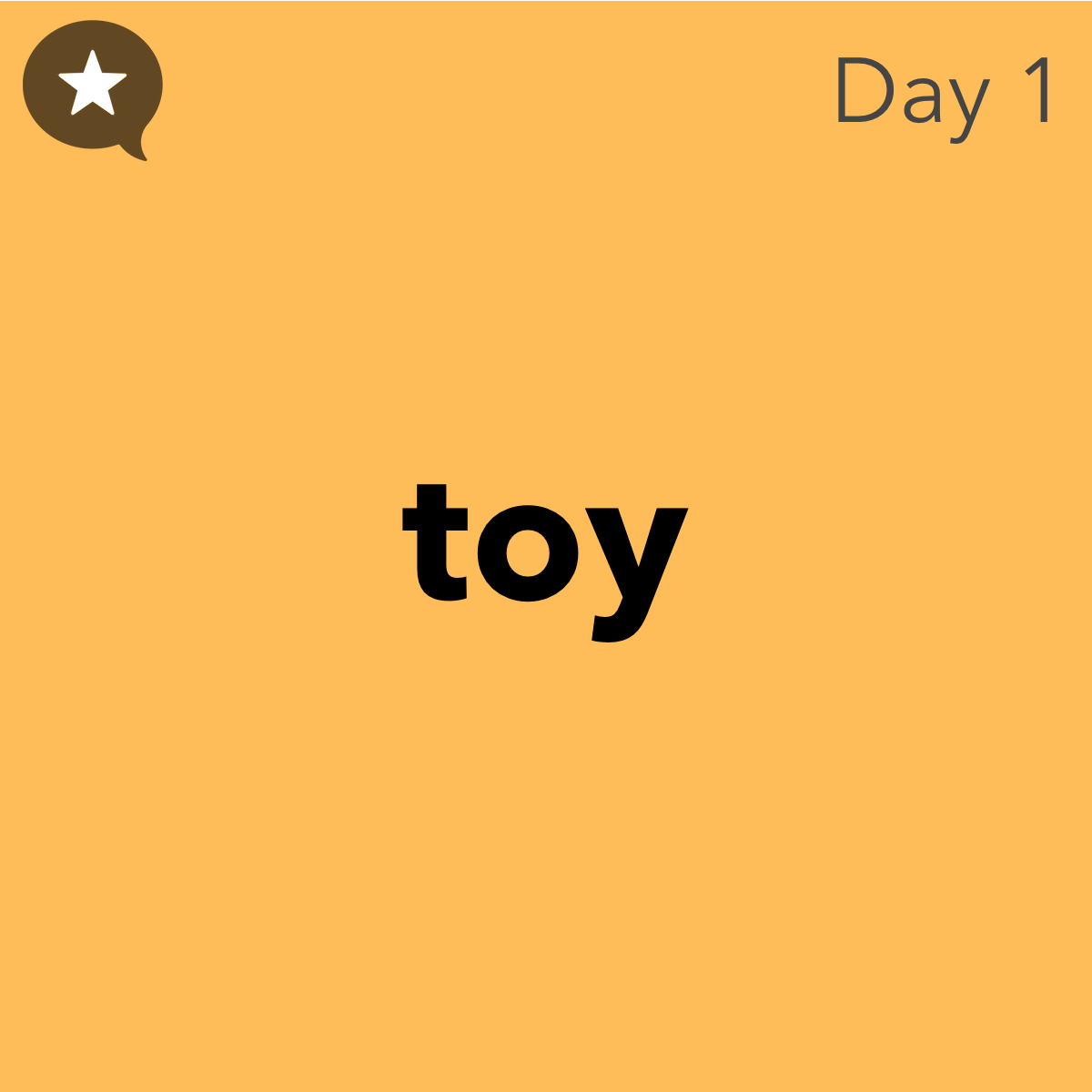 Day 1, Toy graphic
