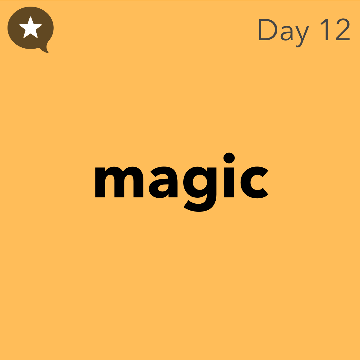 Day 12 magic graphic