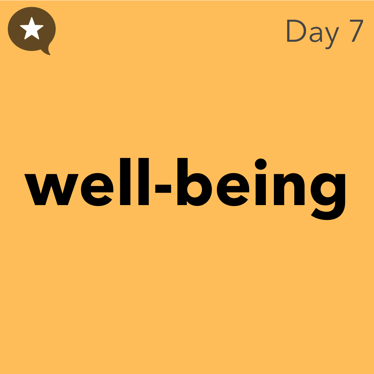 day 7 well-being graphic
