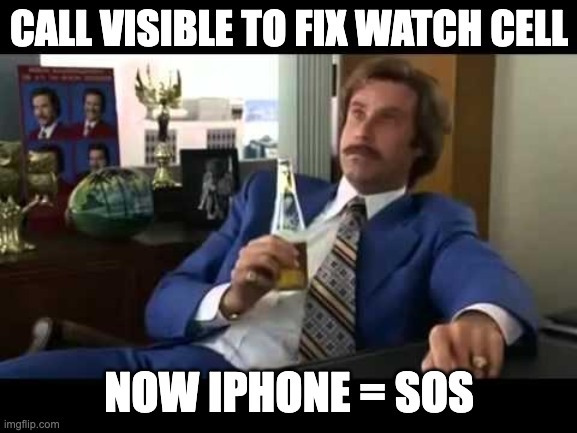 Tried to get my Apple watch cellular working again. Now neither watch nor iPhone cell is working.