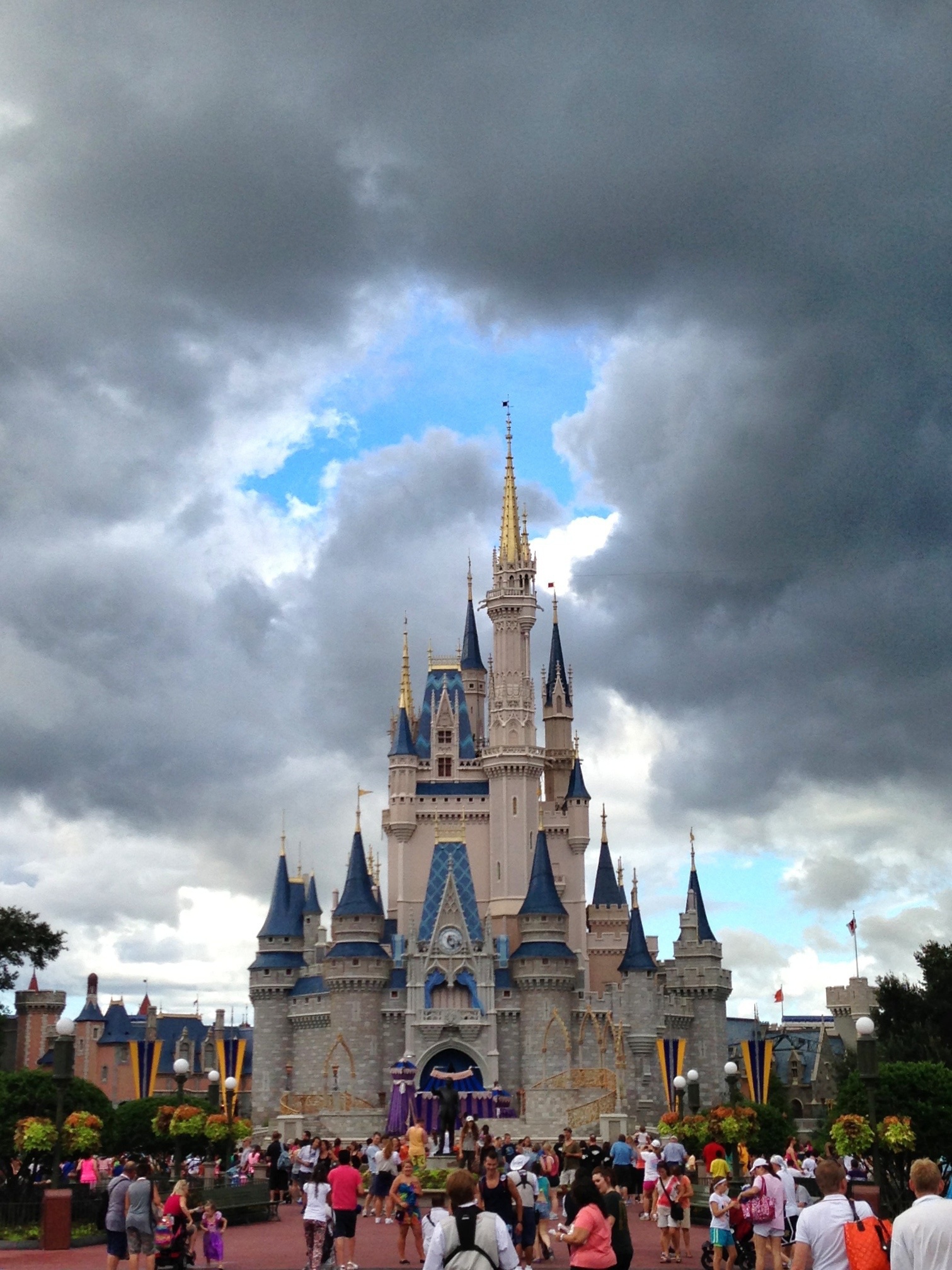 clouds over magic kingdom