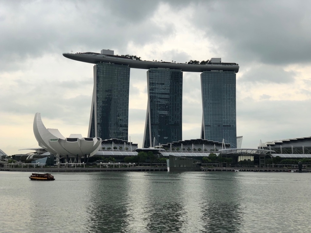 The Marina Bay Sands resort by
day