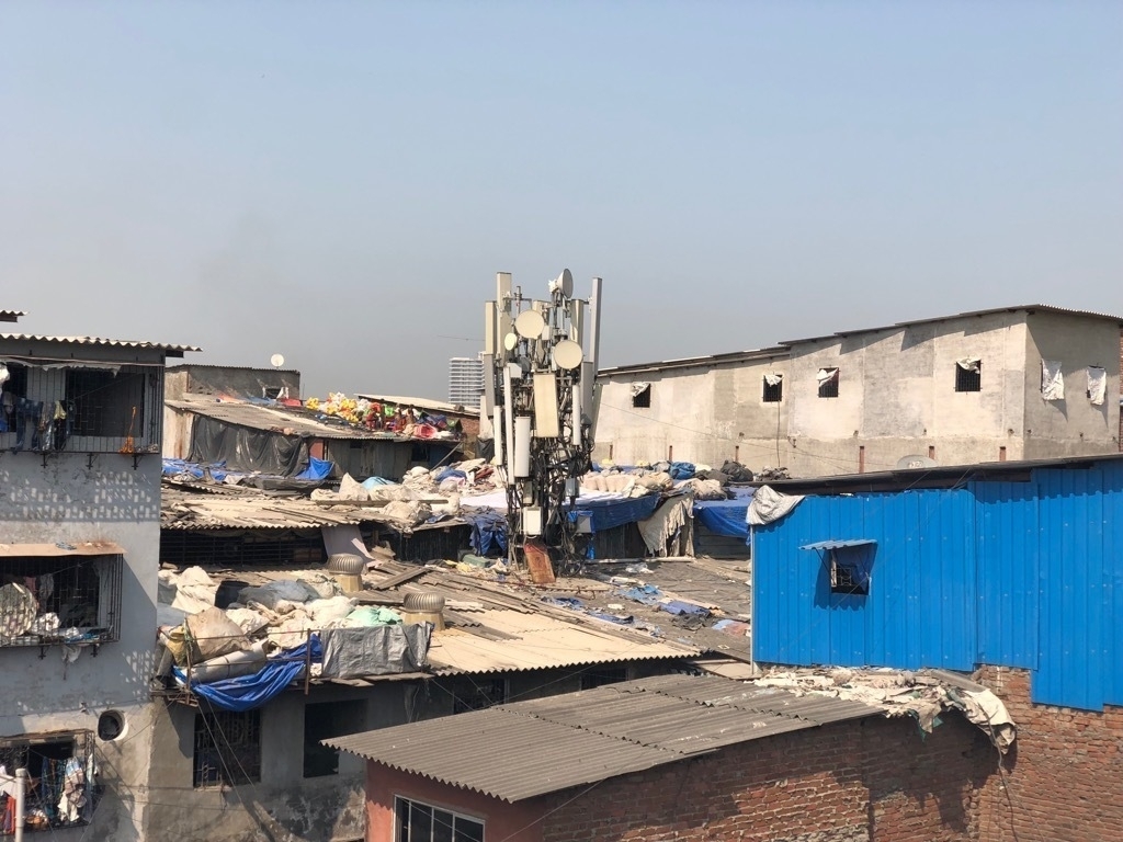 The communications hub for the Dharavi
slum