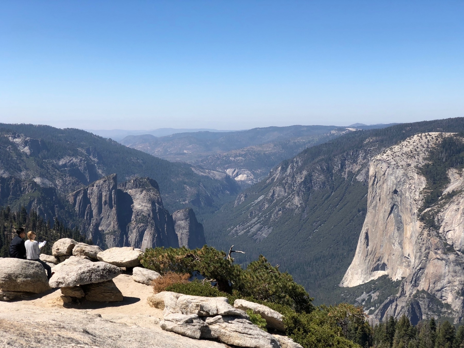 The view from Sentinel Dome