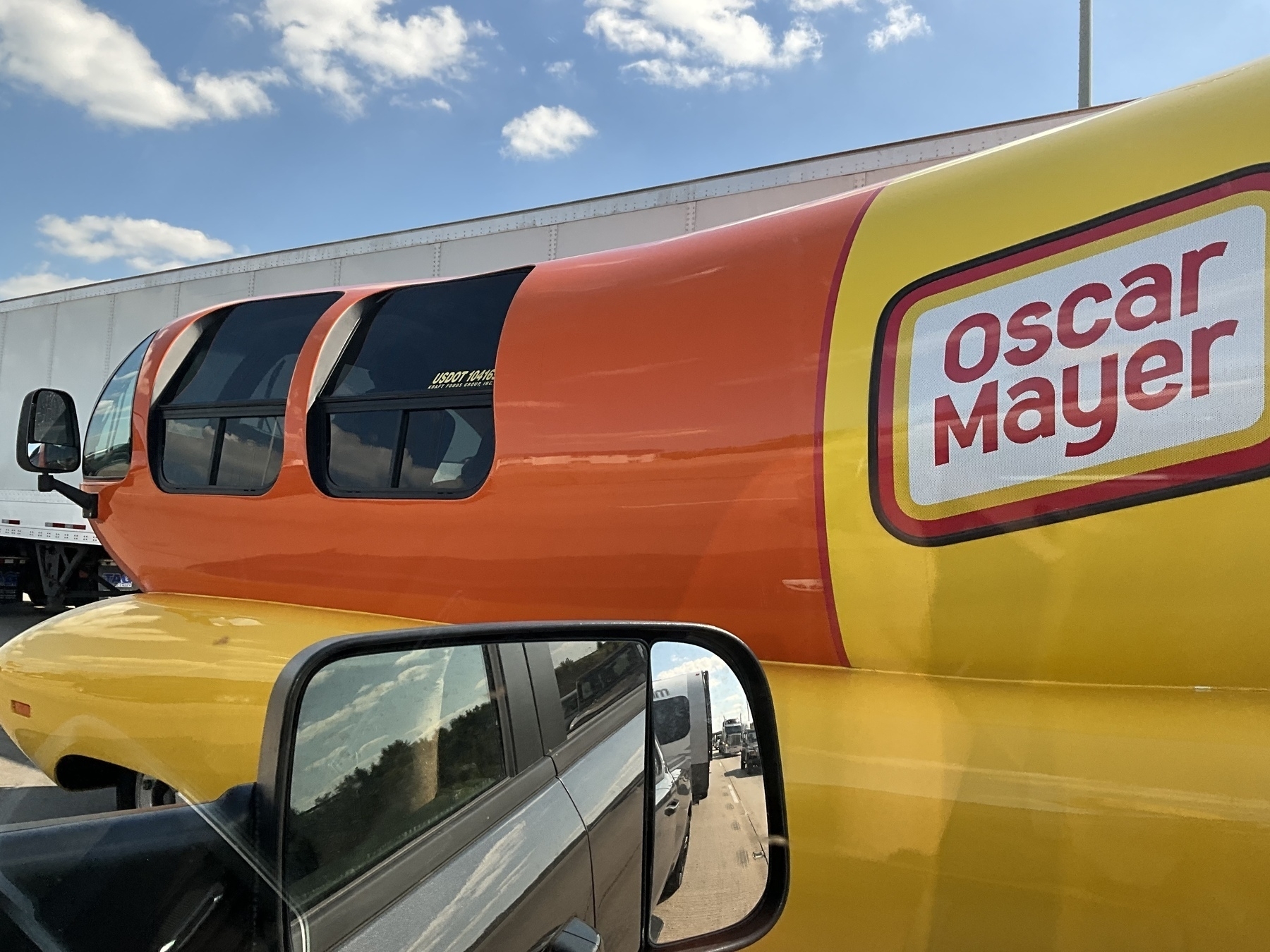 Passed by the Oscar Mayer truck