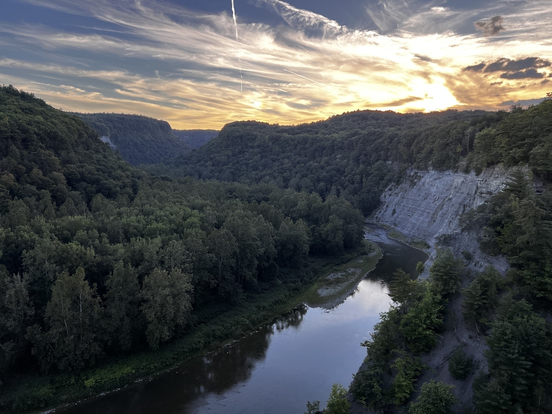 Sunset in Letchworth State Park