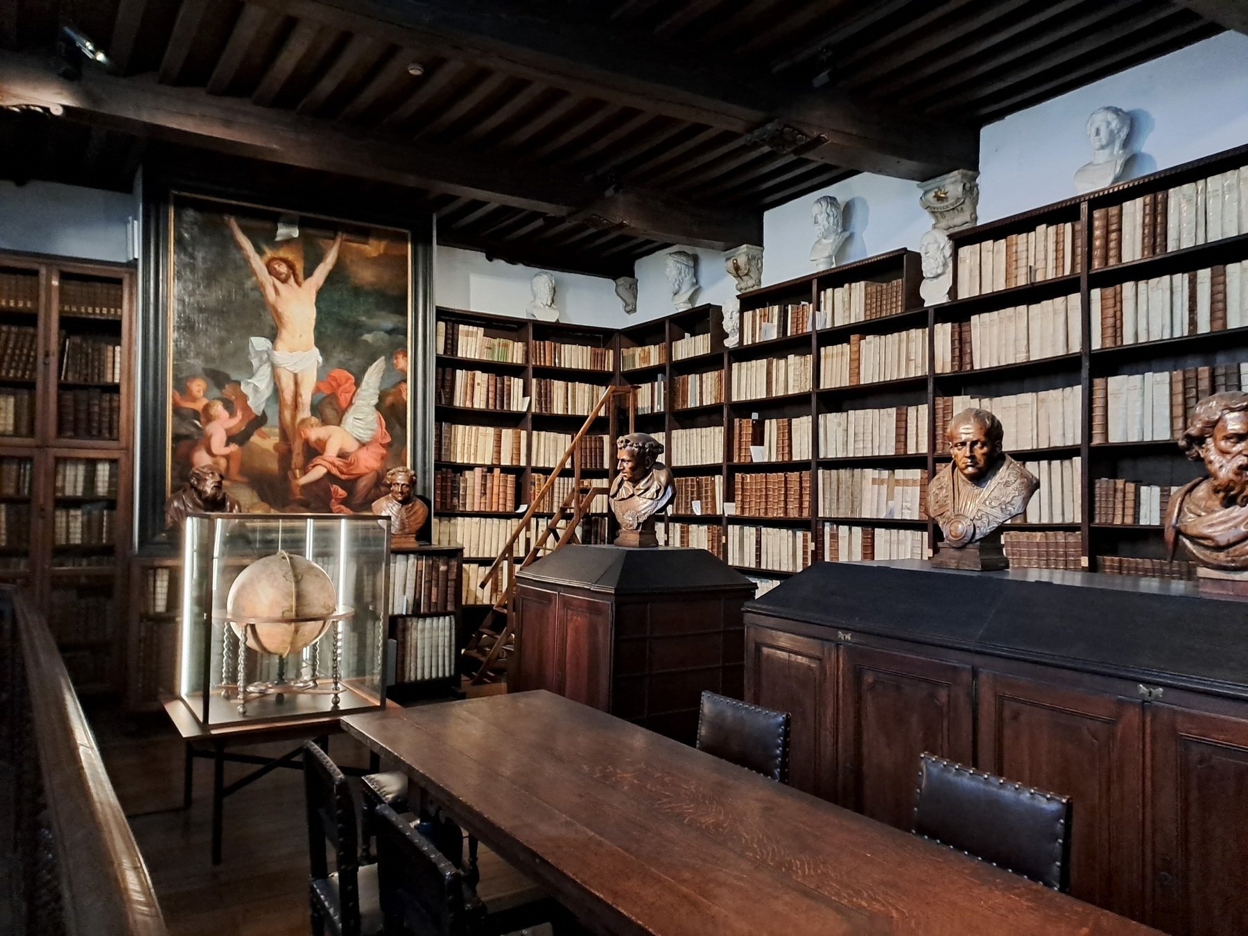 Bibliotheek in Palntin Moretus museum