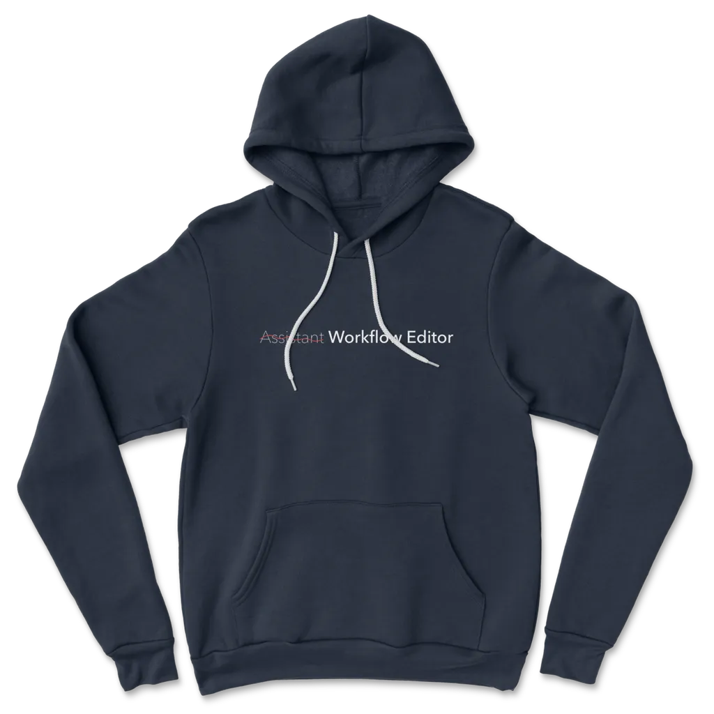 Workflow Editor - Hoodie - Navy