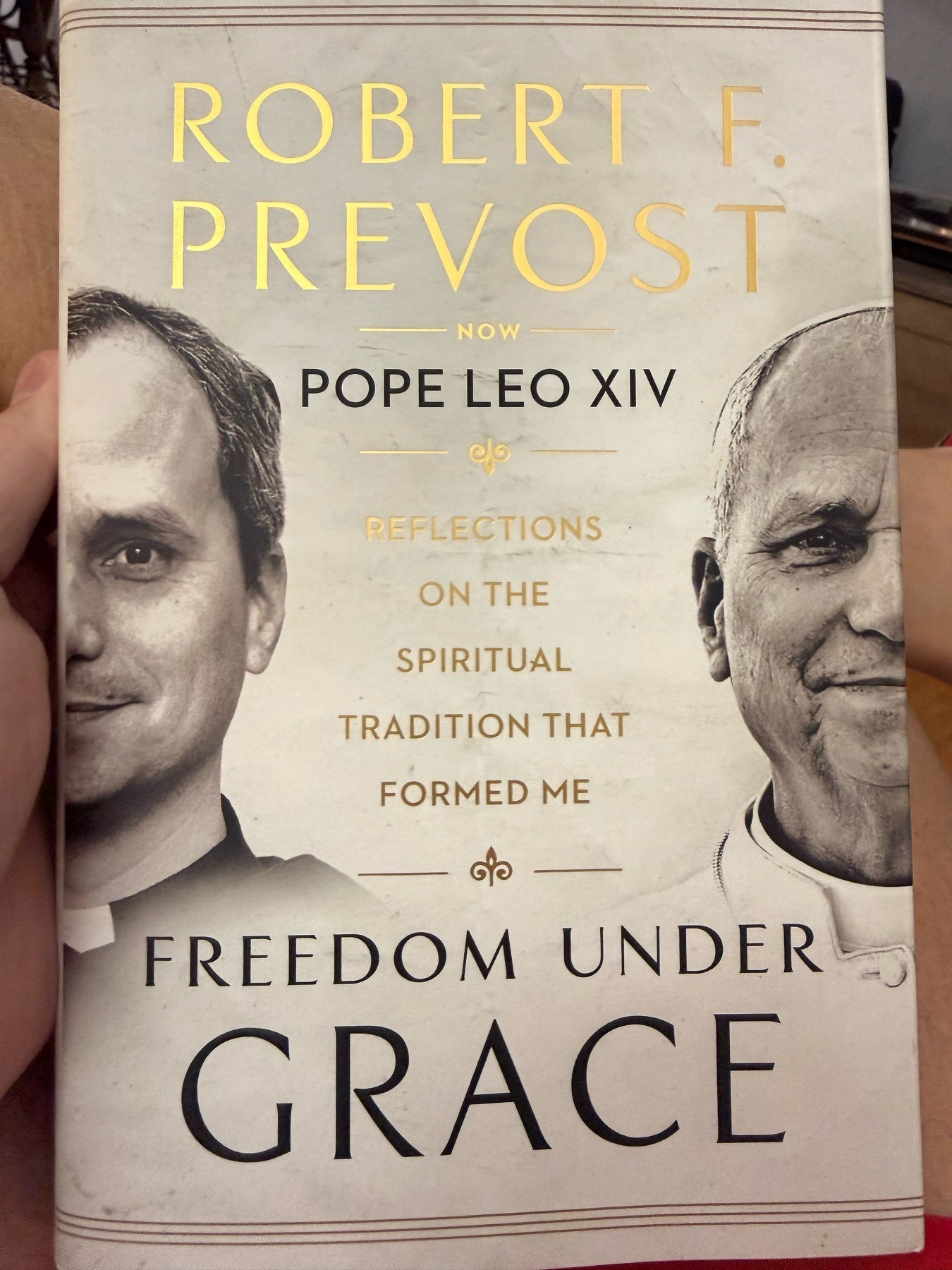 Cover of Pope Leo’s new book “Freedom under Grace”