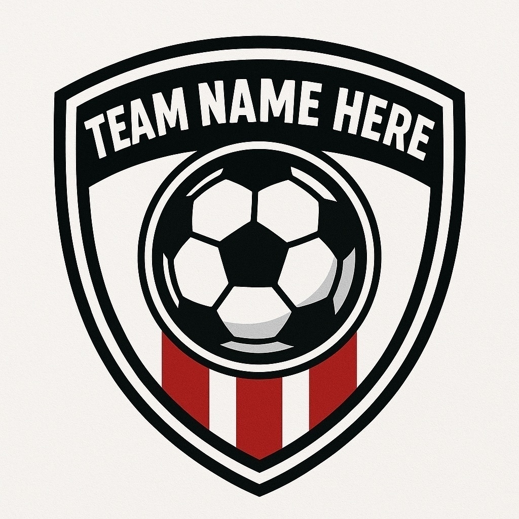 Soccer team logo for “Team Name Here”