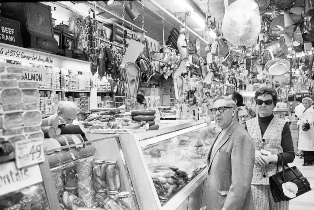 The deli counter at Zabar’s in 1971