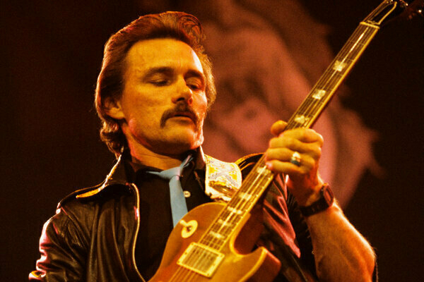 Guitarist Dickey Betts of the Allman Brothers Band in 1984.