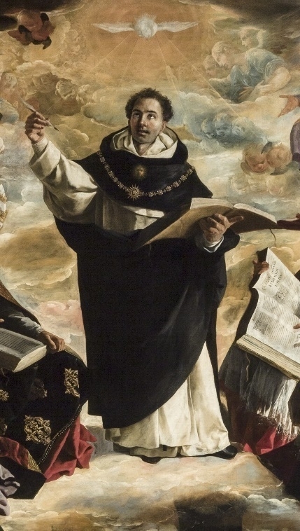 Detail of The Apotheosis of Saint Thomas Aquinas by Francisco de Zurbarán, 1631
