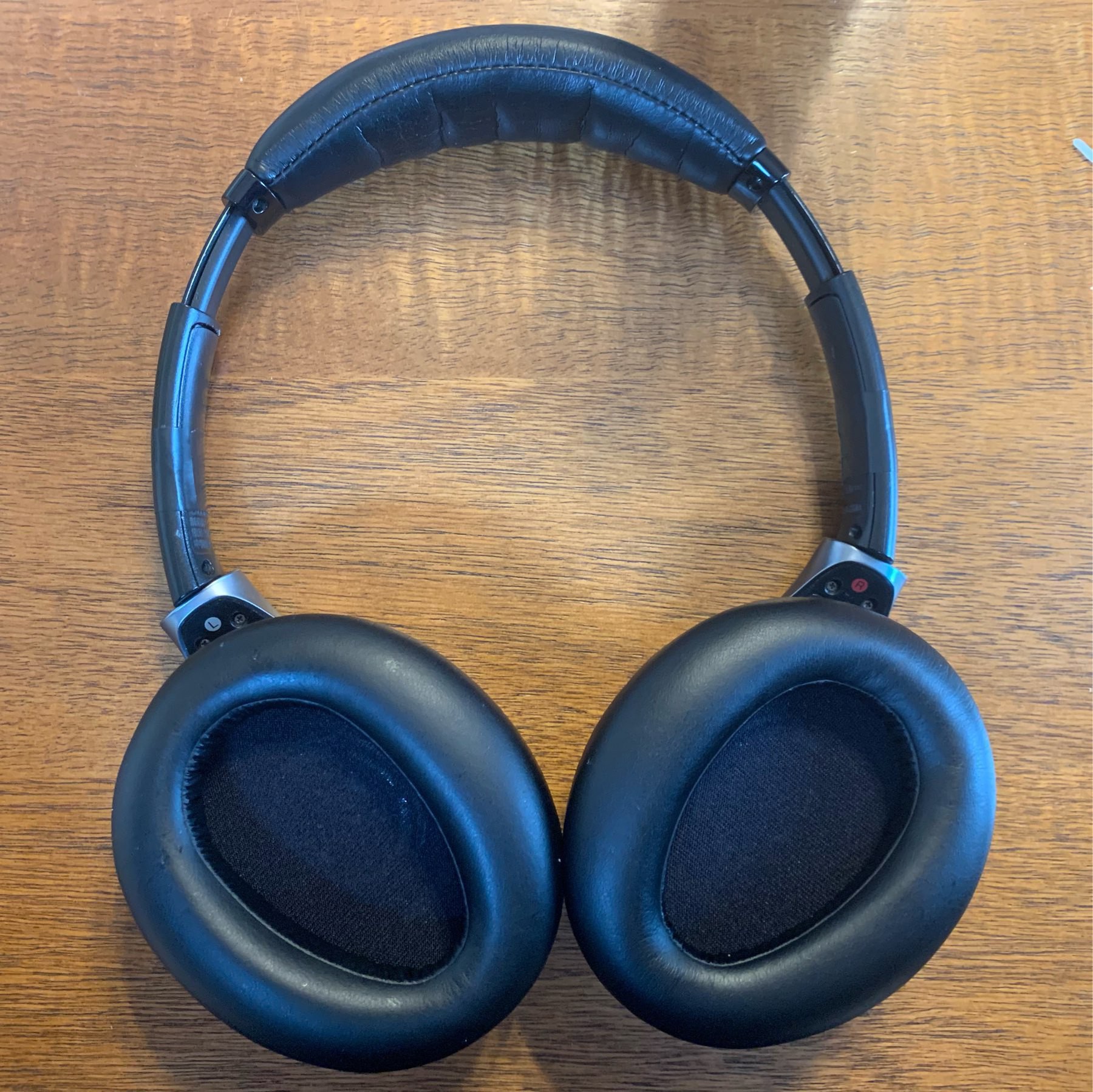 The same headphones with new ear pads. They look almost new!