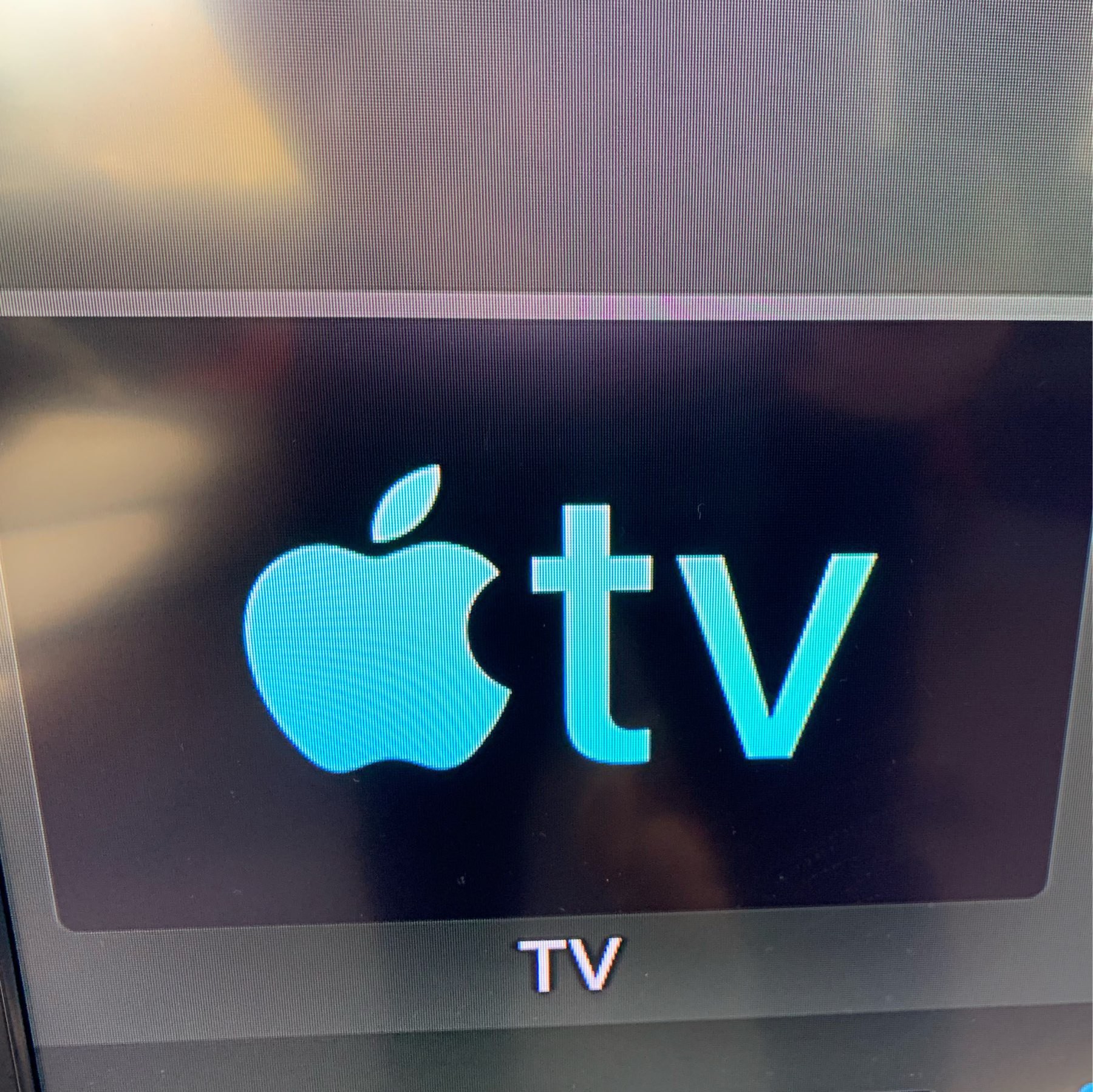 A photo of the Apple TV app on the Apple TV, on my TV. TV!