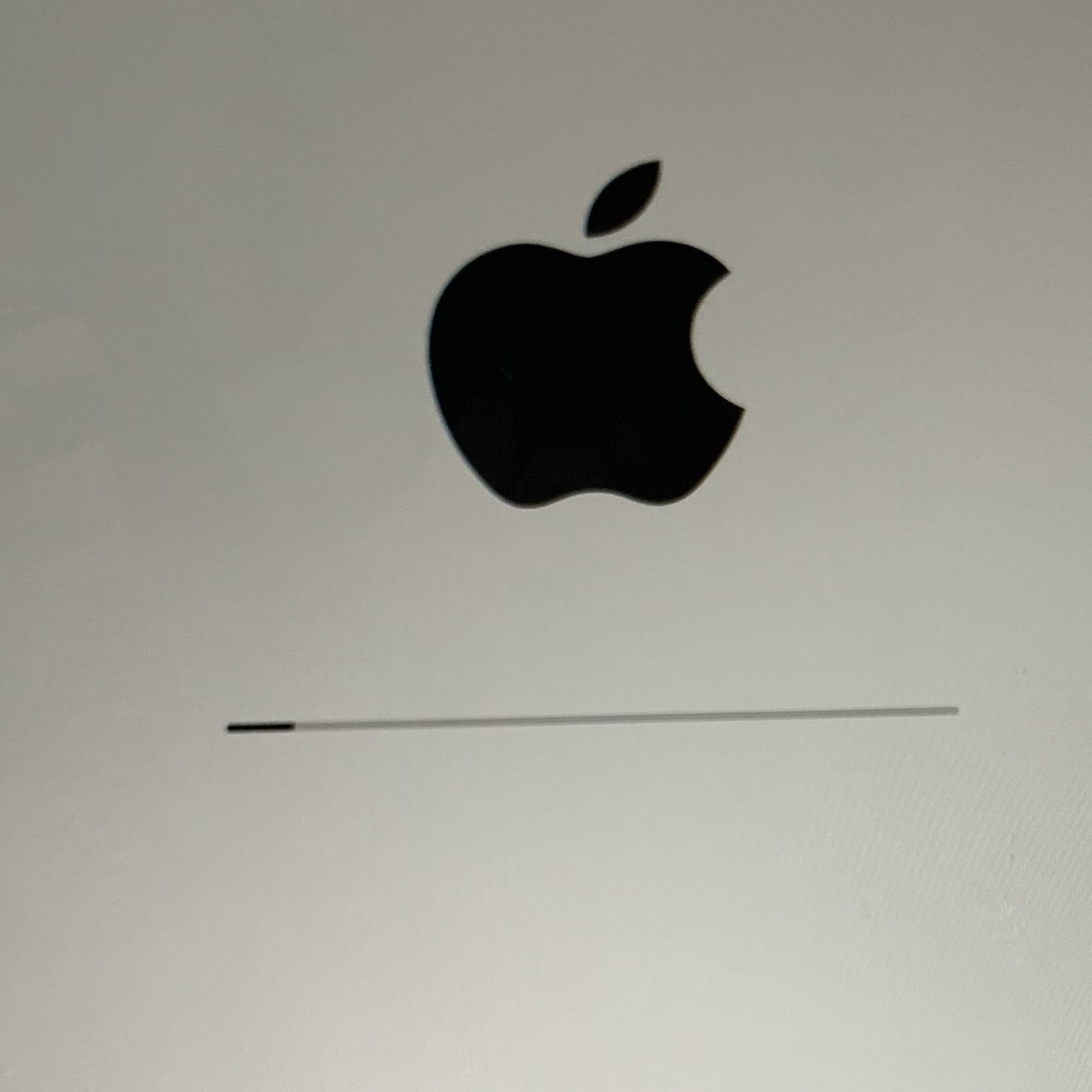 An iPad Air 2, in the process of upgrading to iOS 13.1.1