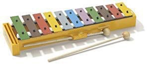A colourful glockenspiel