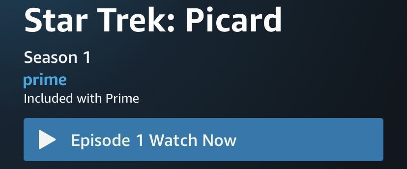 Episode 1 of Picard available to view