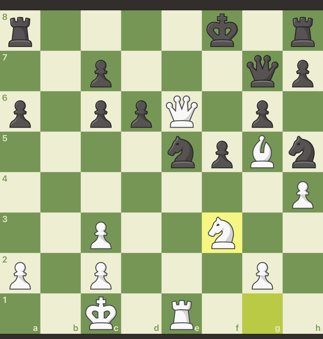 A chess game I’m playing.