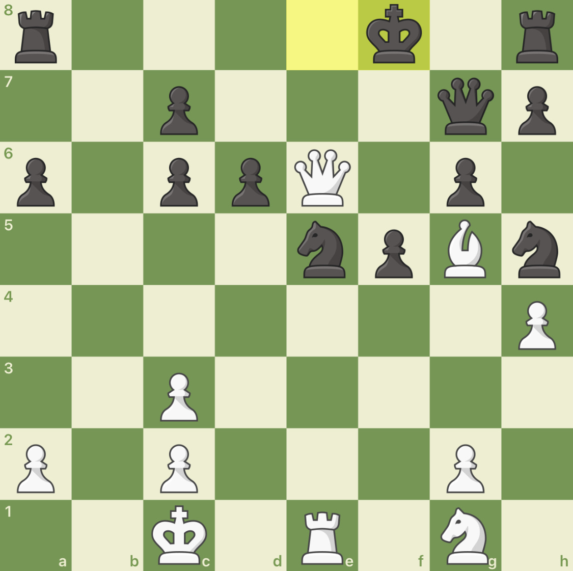 A screenshot of a chess game I’m playing against a friend. I’m white and feel like I can get checkmate from here. Just need to think…