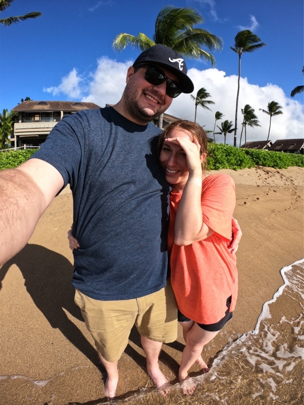 Matt and Kalena in Hawaii