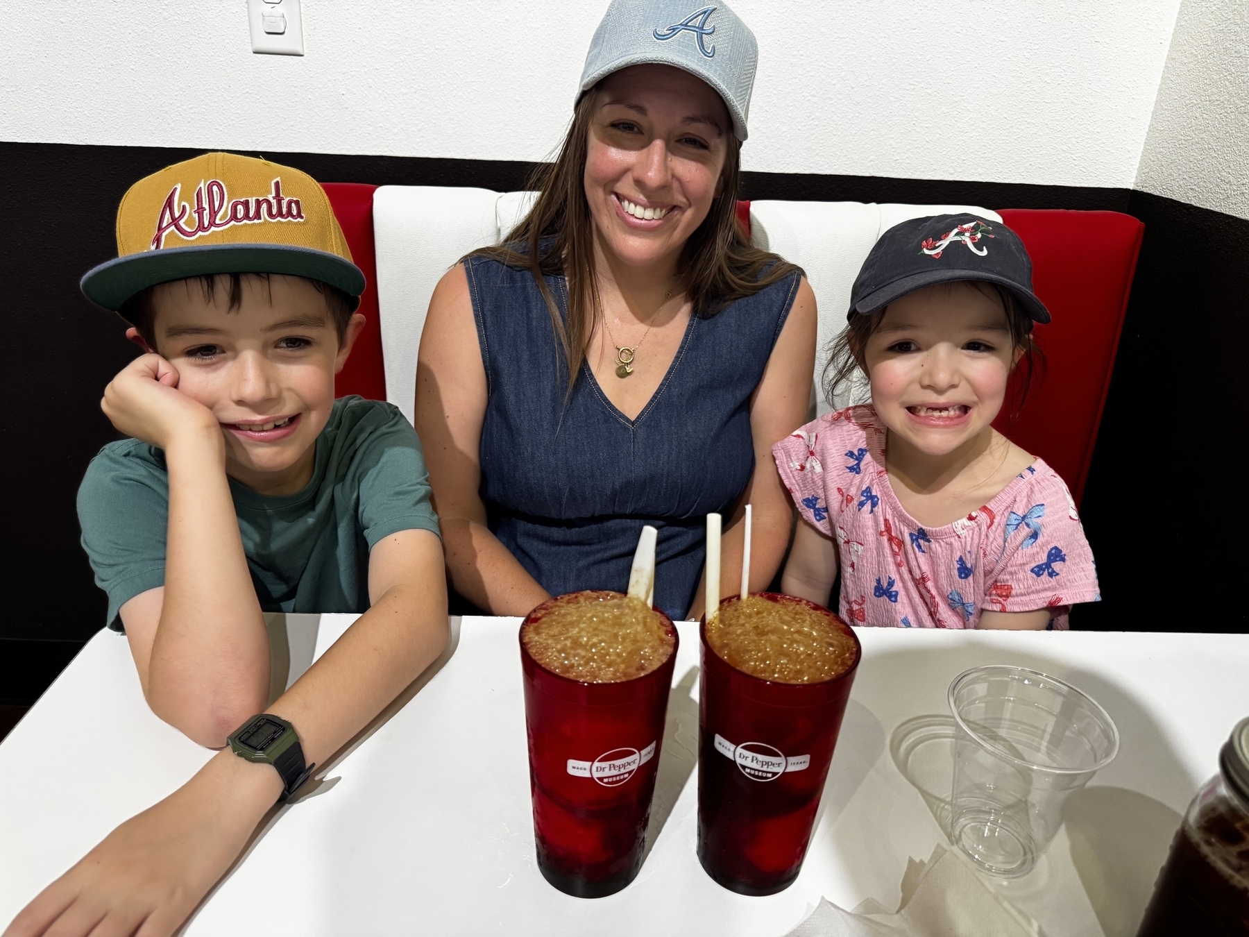 Family at Dr Pepper museum