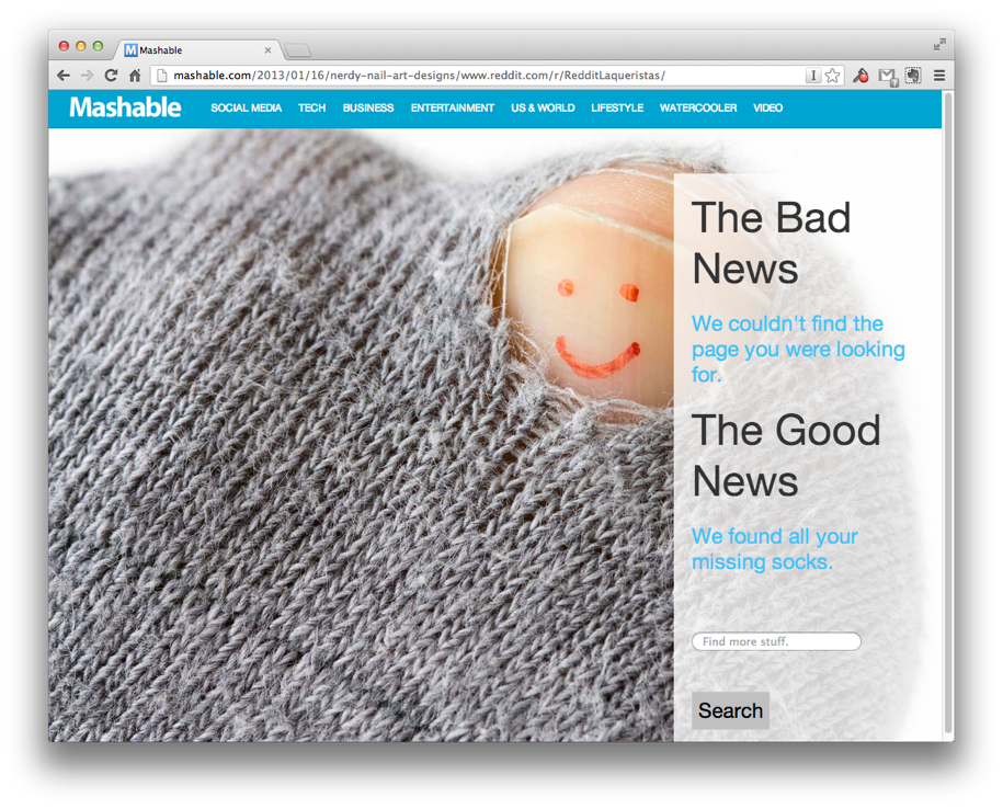 Mashable 404