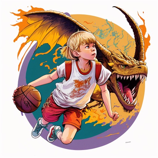Basketball dragon