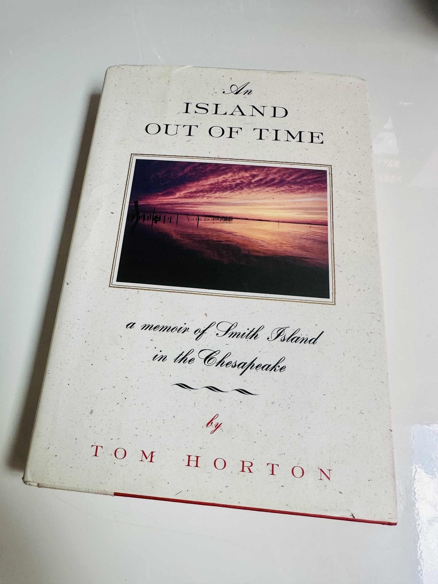 Front cover of the book “An Island out of Time” by Tom Horton