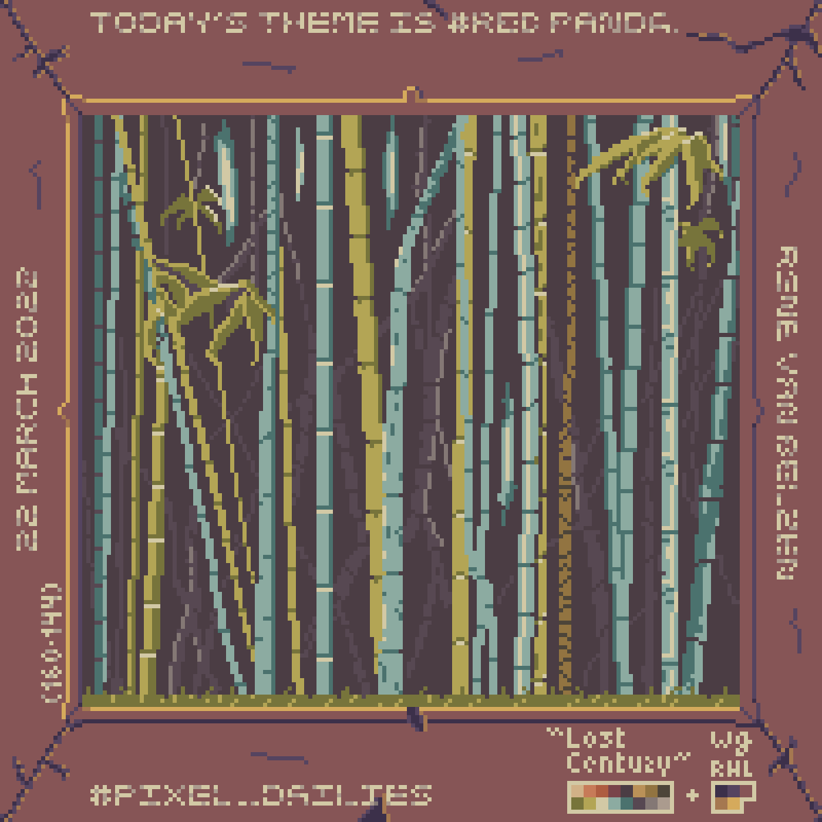 bamboo forest pixel art