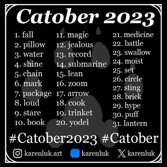 catober 2023 prompt list