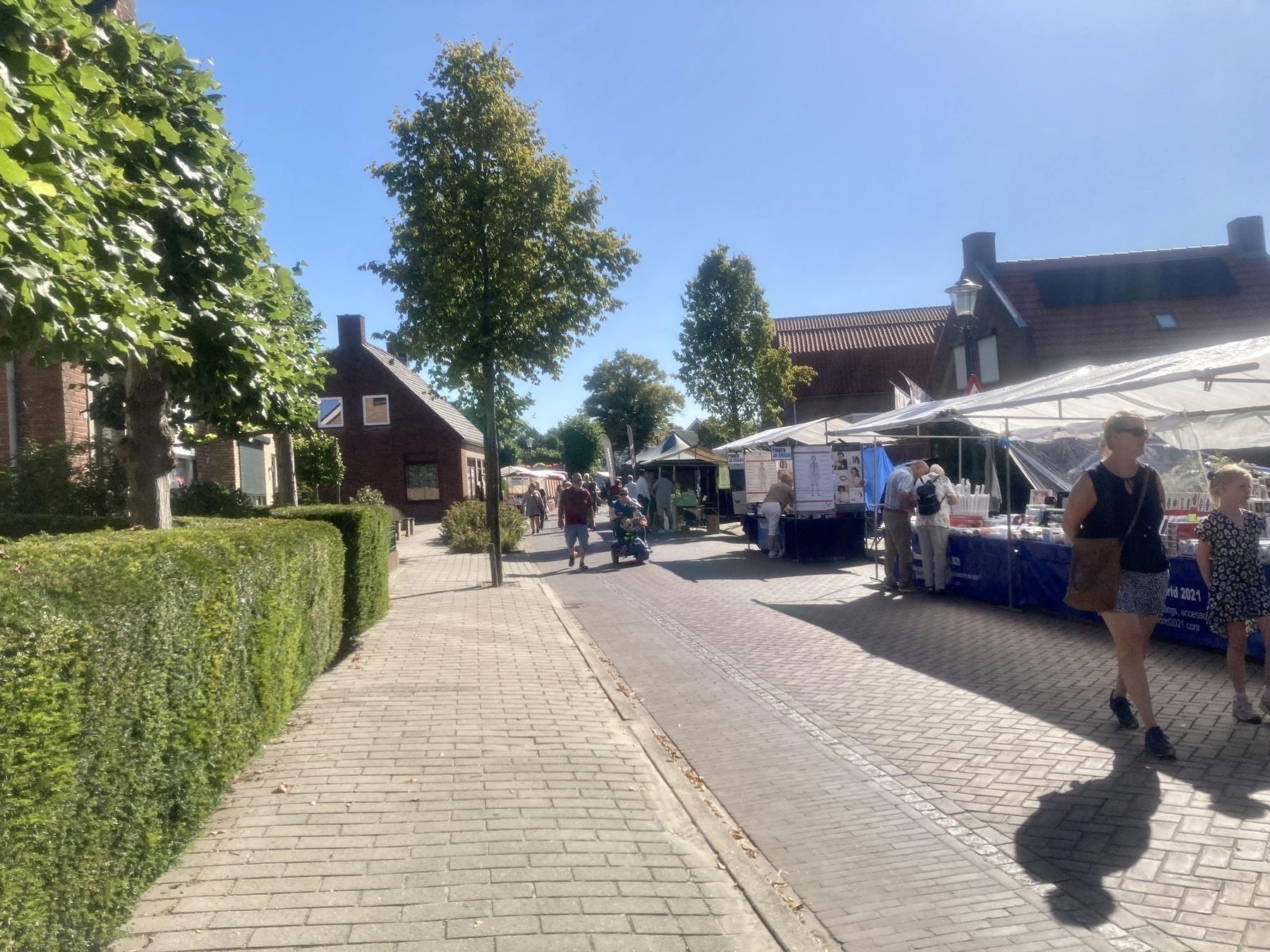 year market in the village of Woensdrecht