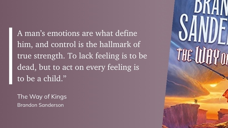 Quote from "The Way of Kings" - Brian Sanderson
