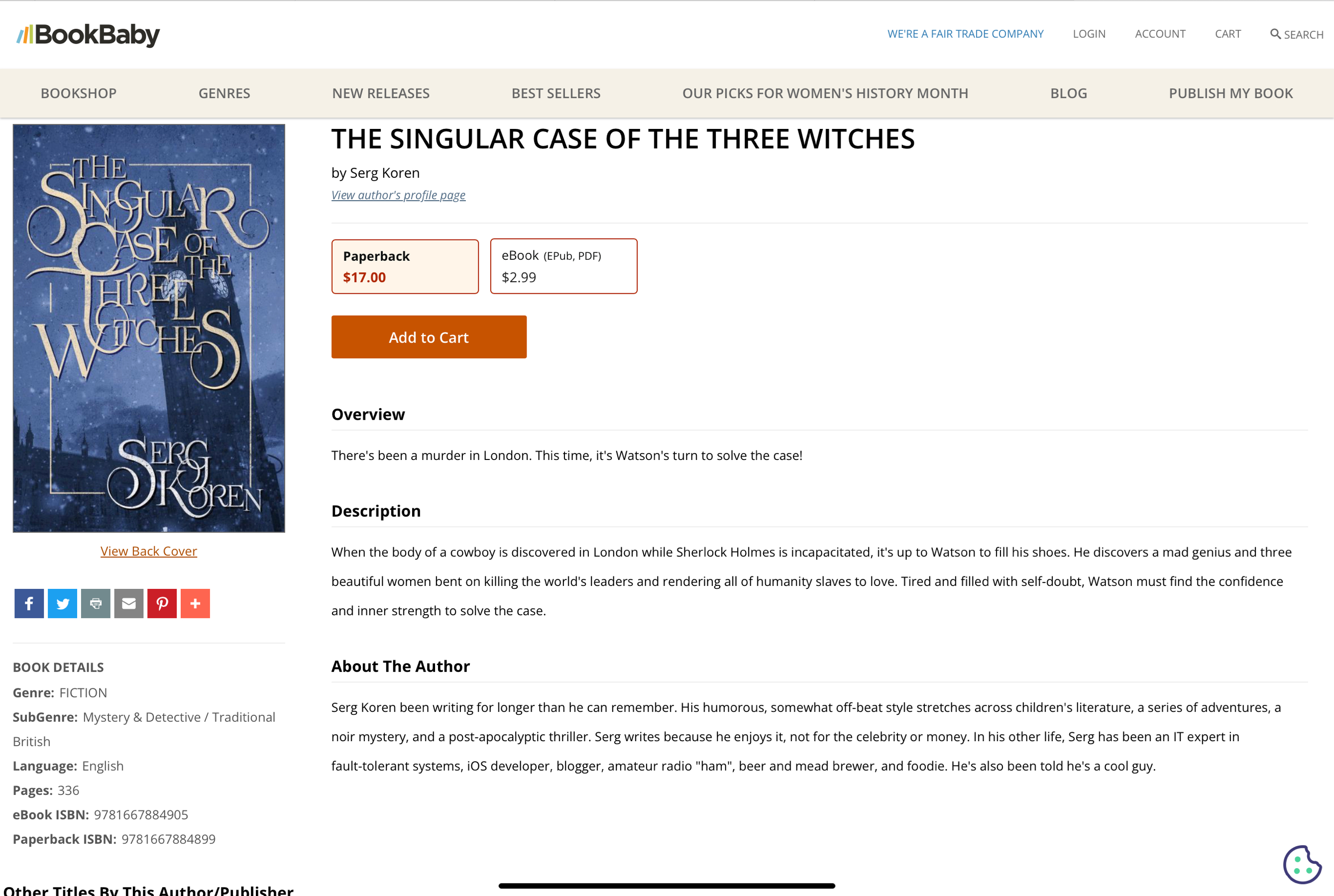 The Singular Case of the Three WItches - webstore