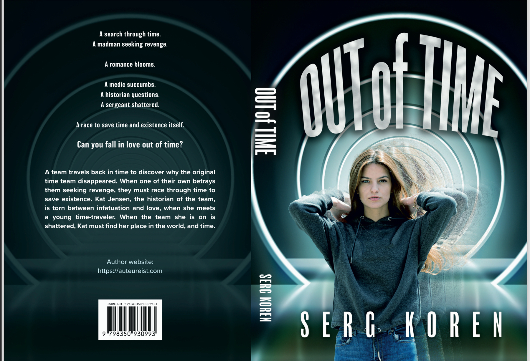 Book cover proof: Out of Time