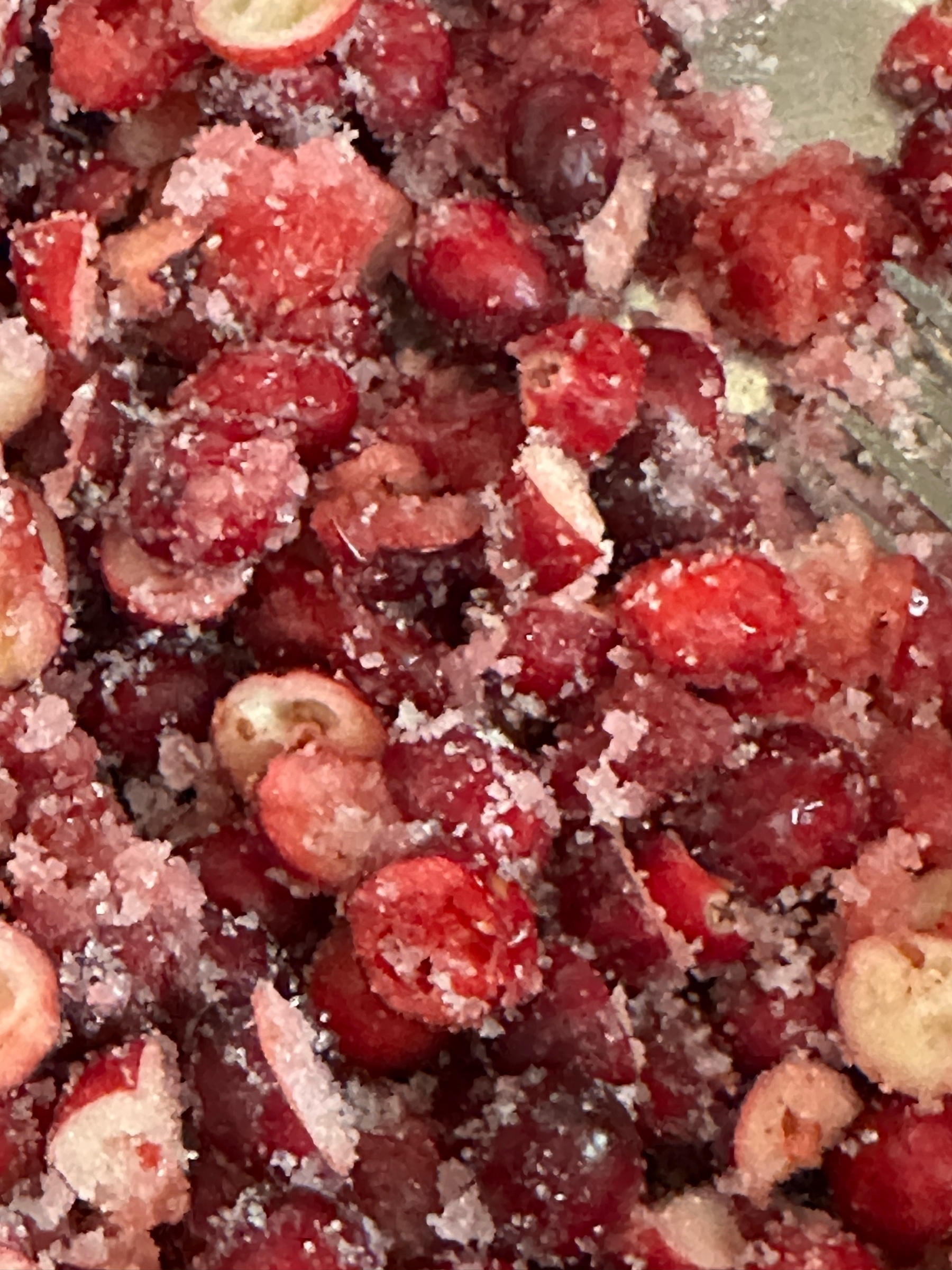 sugared cranberries 