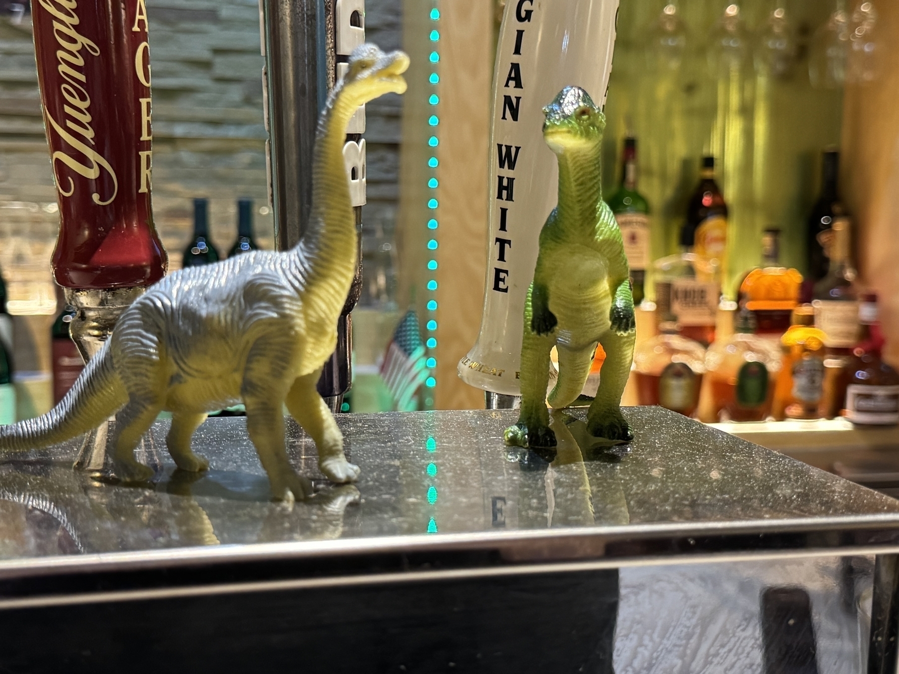 Dinosaur toys. 
