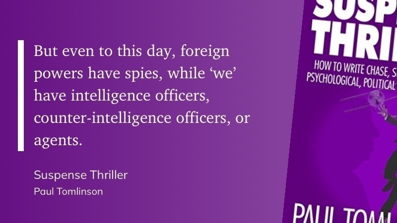 Quote from "Suspense Thriller" - Paul Tomlinson