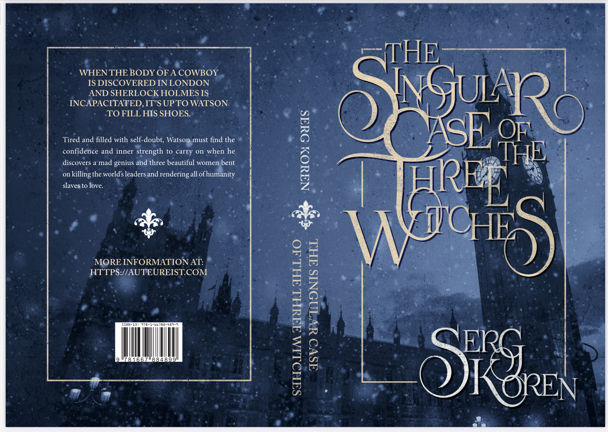 "The Singular Case of the Three Witches" cover.