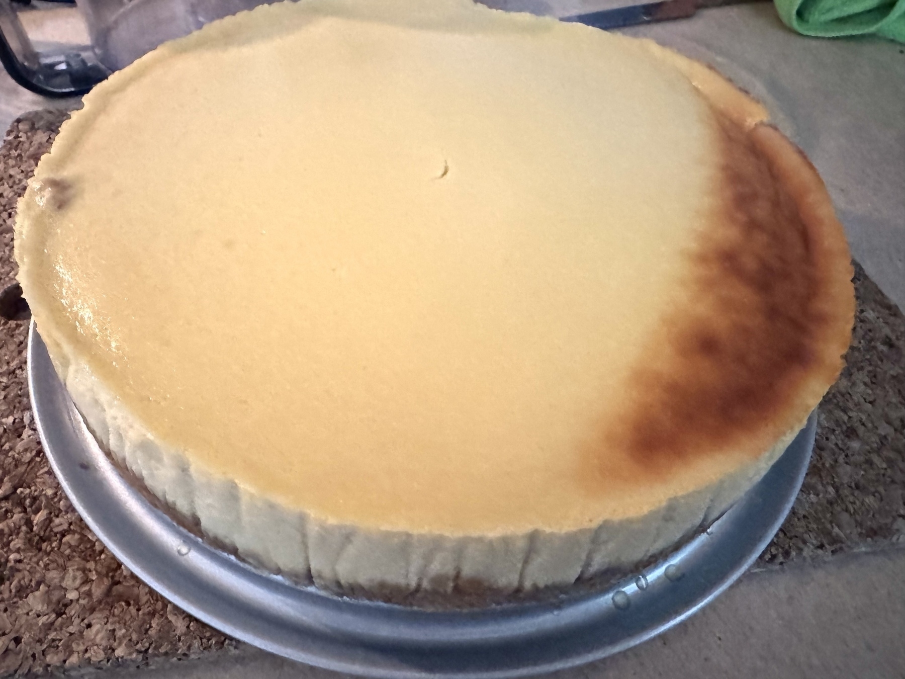 Cheesecake out of the pan 