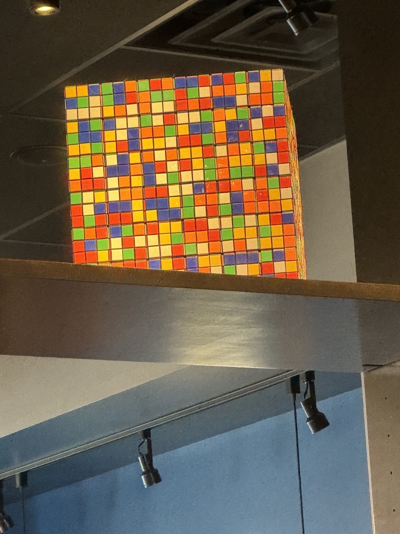 Multicolored cube. 