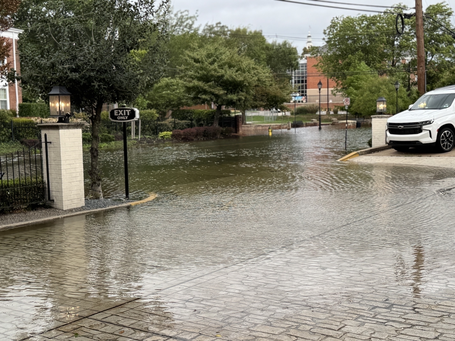 Flooded road 