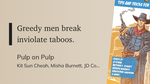 Quote from “Pulp on Pulp - various