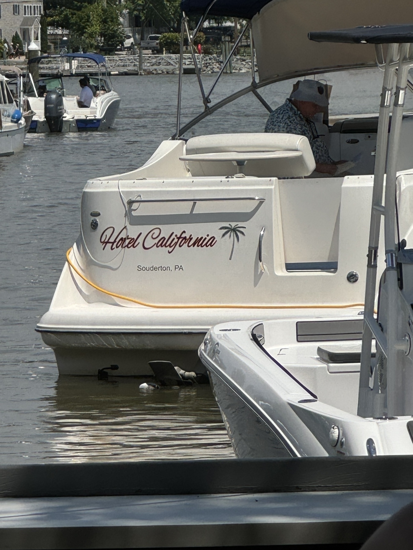 Boat named Hotel California 