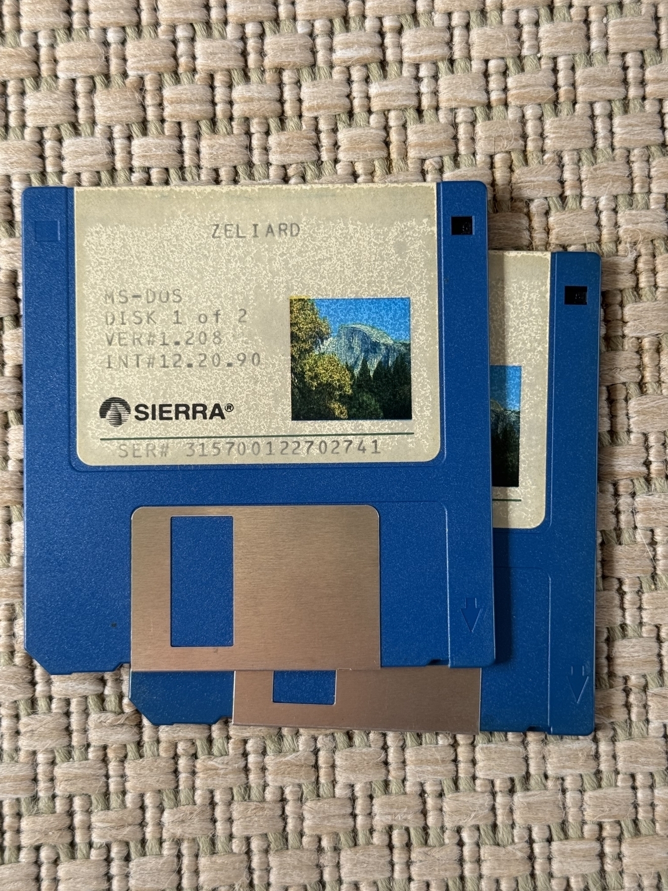 Sierra Zeliard floppies. 