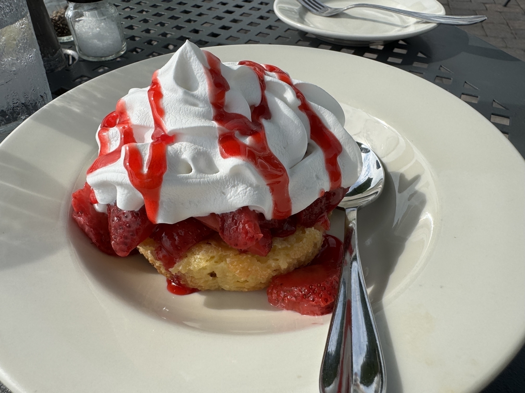 Strawberry shortcake. 